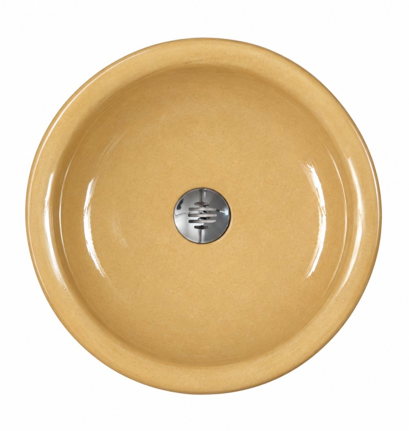 FERRES FREGADERO LAVABO VIDRIADO EIVISSA 85-BEIGE 45cm